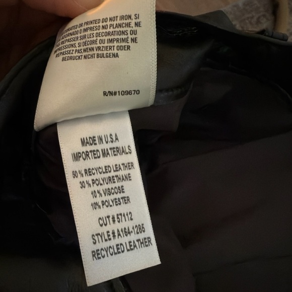 AGOLDE Recycled Leather Fitted 90's in Detox - Picture 6 of 7